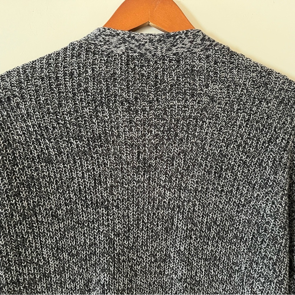 St. John’s Bay Charcoal long Knit Open Cardigan Women’s Size Medium - Picture 7 of 15